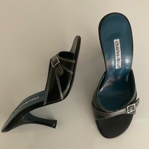 Charles David Black Stiletto Heels